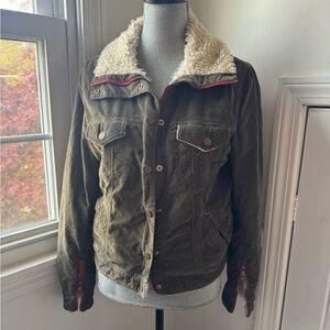 Etienne Marcel Corduroy & Shearling Jacket